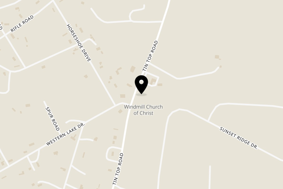 Map showing the location of Express on Tin Top on 4851 Tin Top Rd in Weatherford